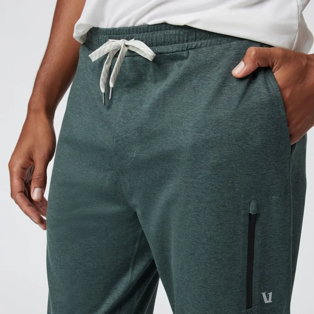 MEN'S SUNDAY PERFORMANCE JOGGER - ASPEN HEATHER SIZE LARGE CUT OFF CUFFS